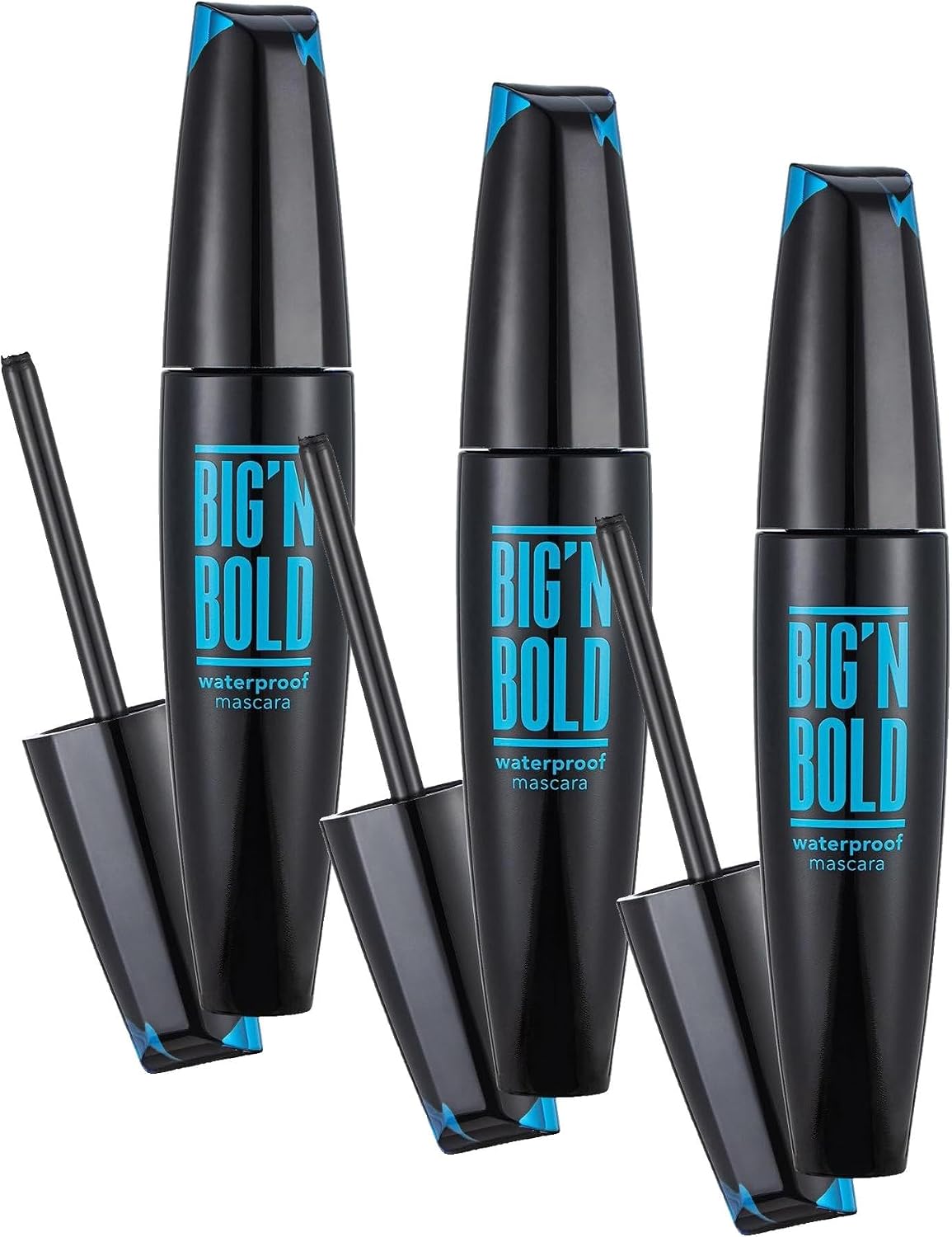 Flormar Maskara- Big N Bold Mascara Waterproof 8682536040419 32000145-002 One Size (3 paketi)