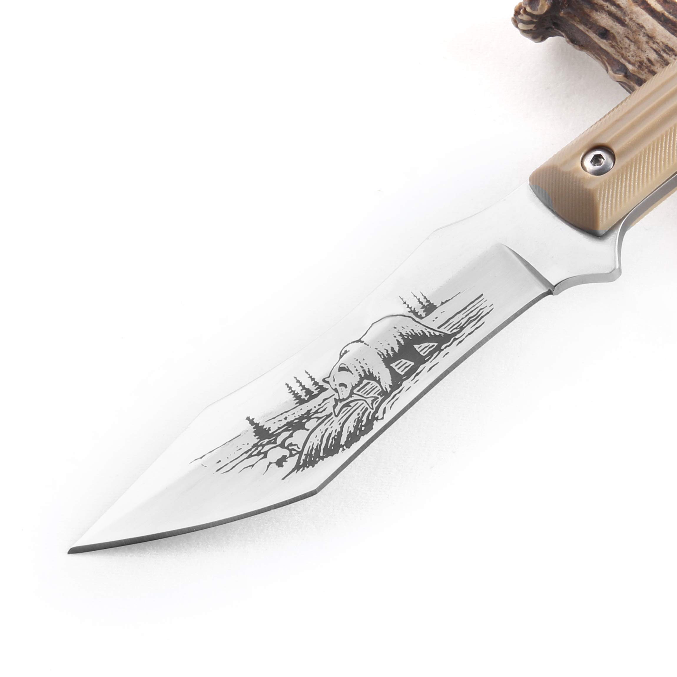 Perkin FBX2 - Coltello da caccia con fodero
