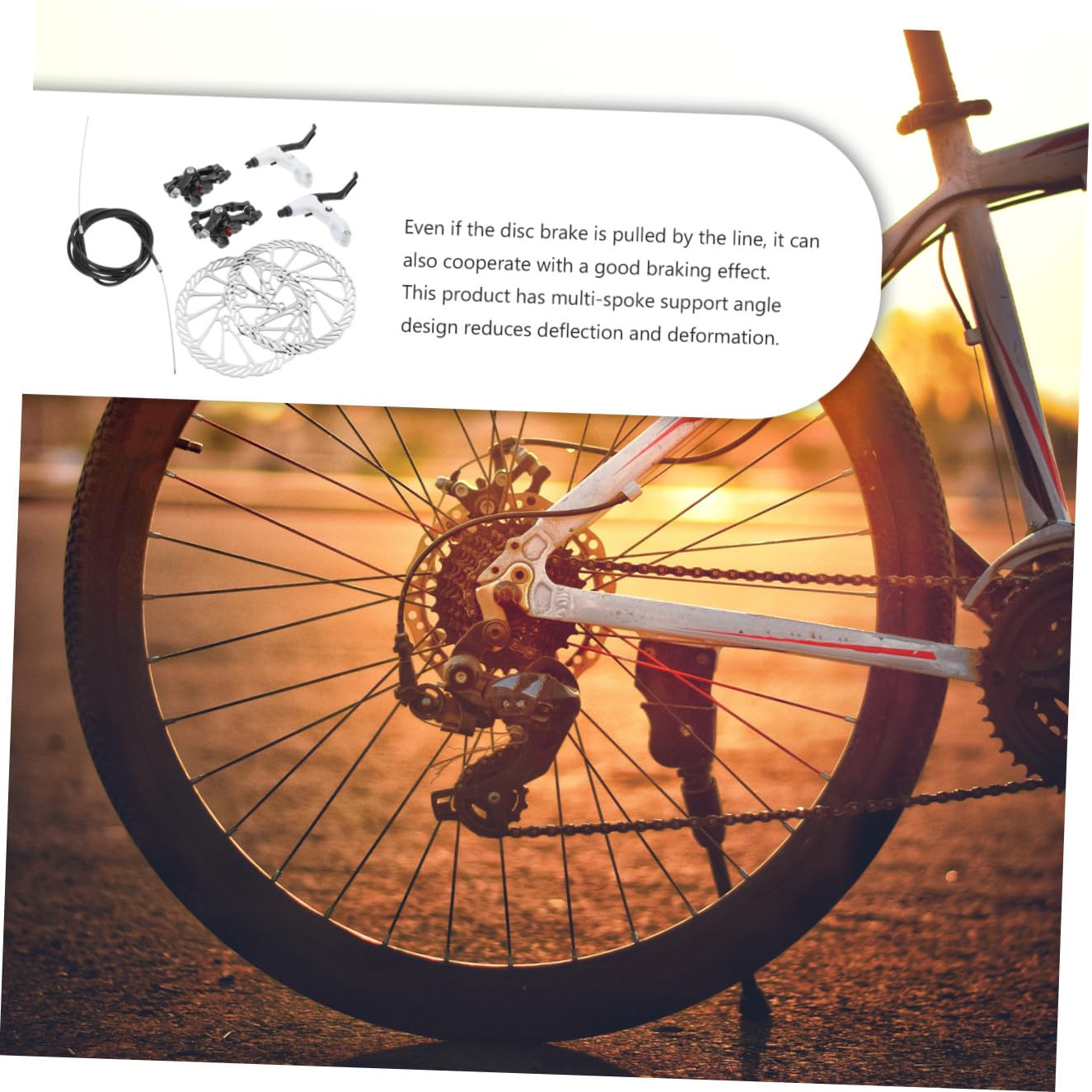 Pastiglie Freno Disco per Bici da Montagna Design Multiraggiolare, Struttura Cava, Efficienza di Frenata,