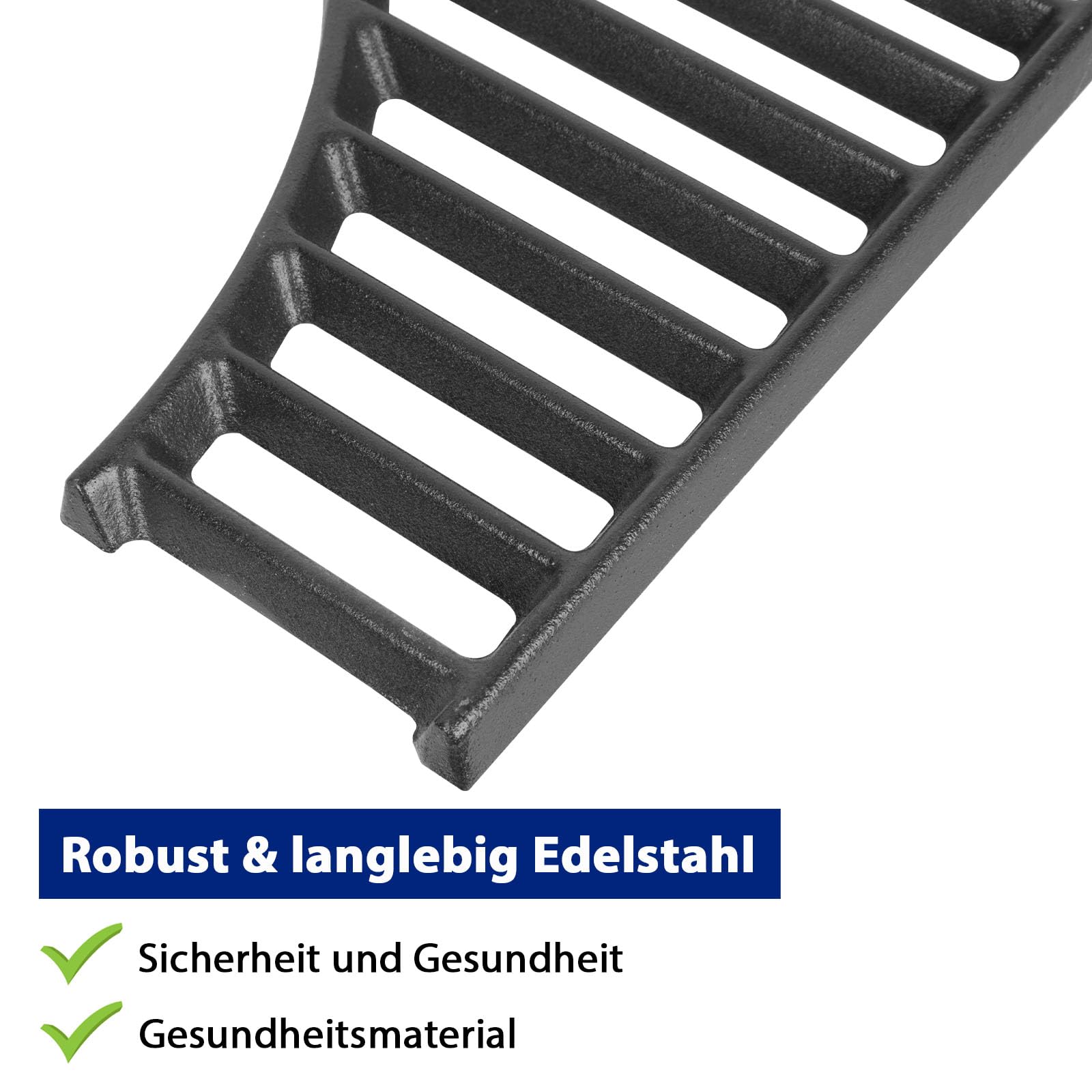44,5CM Gusseisen Grillrost mit Abnehmbarem Rundem Zubehör für Weber Spirit I & II 300 Series, Spirit E/S 310 320 330, Spirit 700, Platinum B/C, Genesis 1000-3500, Gourmet BBQ Rost System 8847