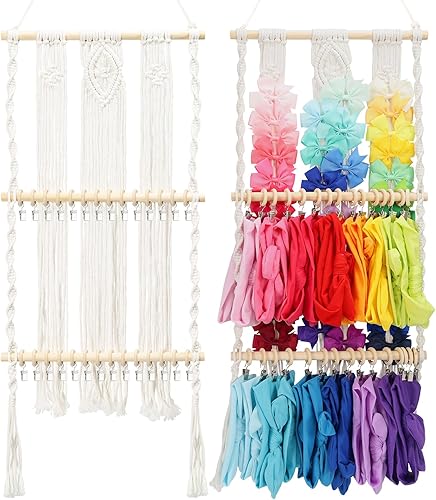 Svepndic Soporte grande para diadema para el cabello, organizador de lazos para pared, organizador de almacenamiento para diademas de bebé niña para disponible en Yaxa Peru