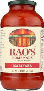 Rao's Homemade Marinara Sauce 40 oz Family Size - No Sugar Added, Gluten-Free All-Purpose Italian Tomato Sauce
