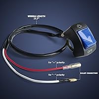 Vista 6 de Interruptor de manillar de motocicleta, interruptor de luz ATV con botón de encendido y apagado, interruptor de palanca para motocicletas U5 U7 U2