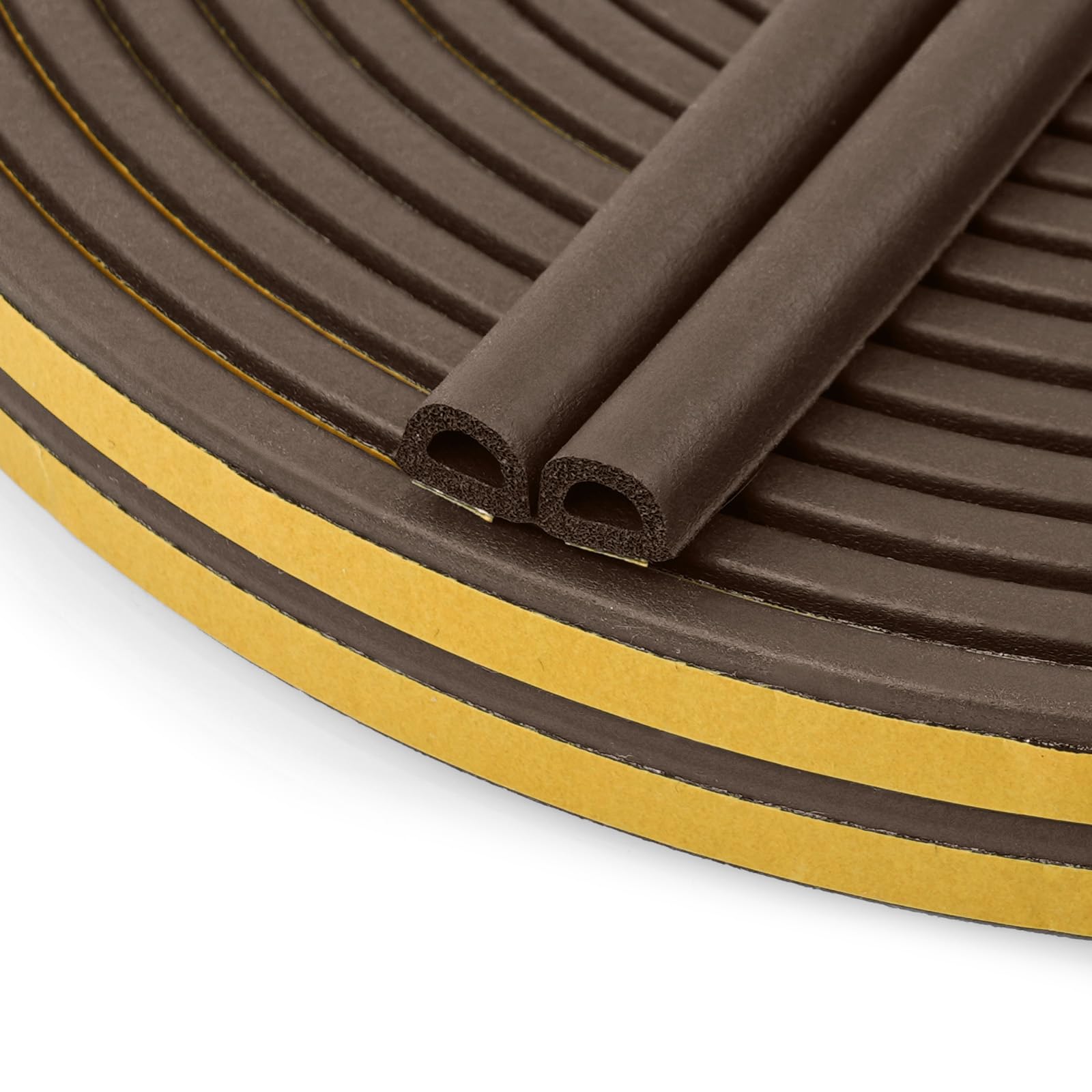 flintronic Sealing Tape for Doors, Windows, 12 m Door Seal, Self-Adhesive