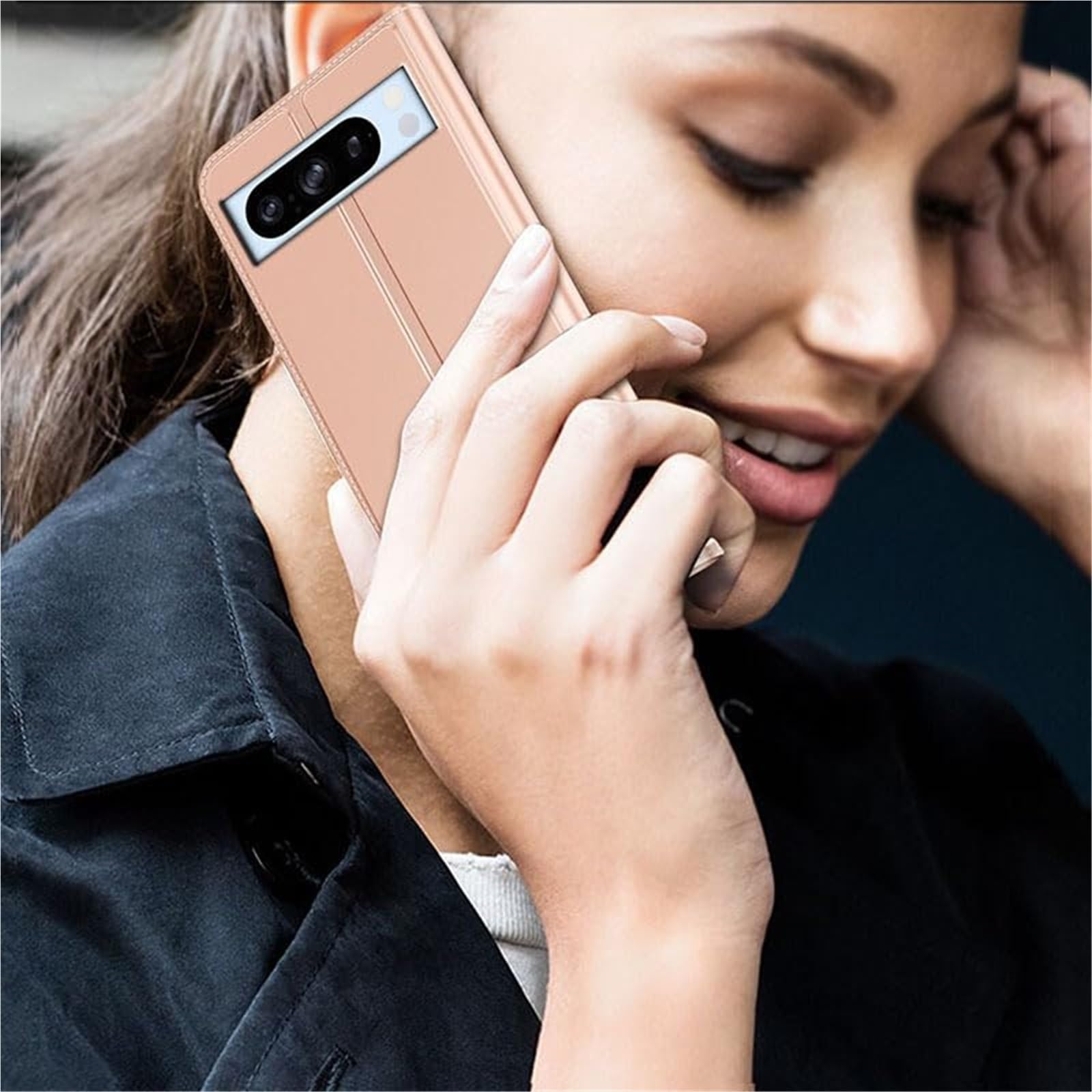 Etui do Google Pixel 11 Pro XL/11 Pro / 11, skórzane etui z antypoślizgowym, odpornym na zarysowania przegródkami na karty, stojakiem
