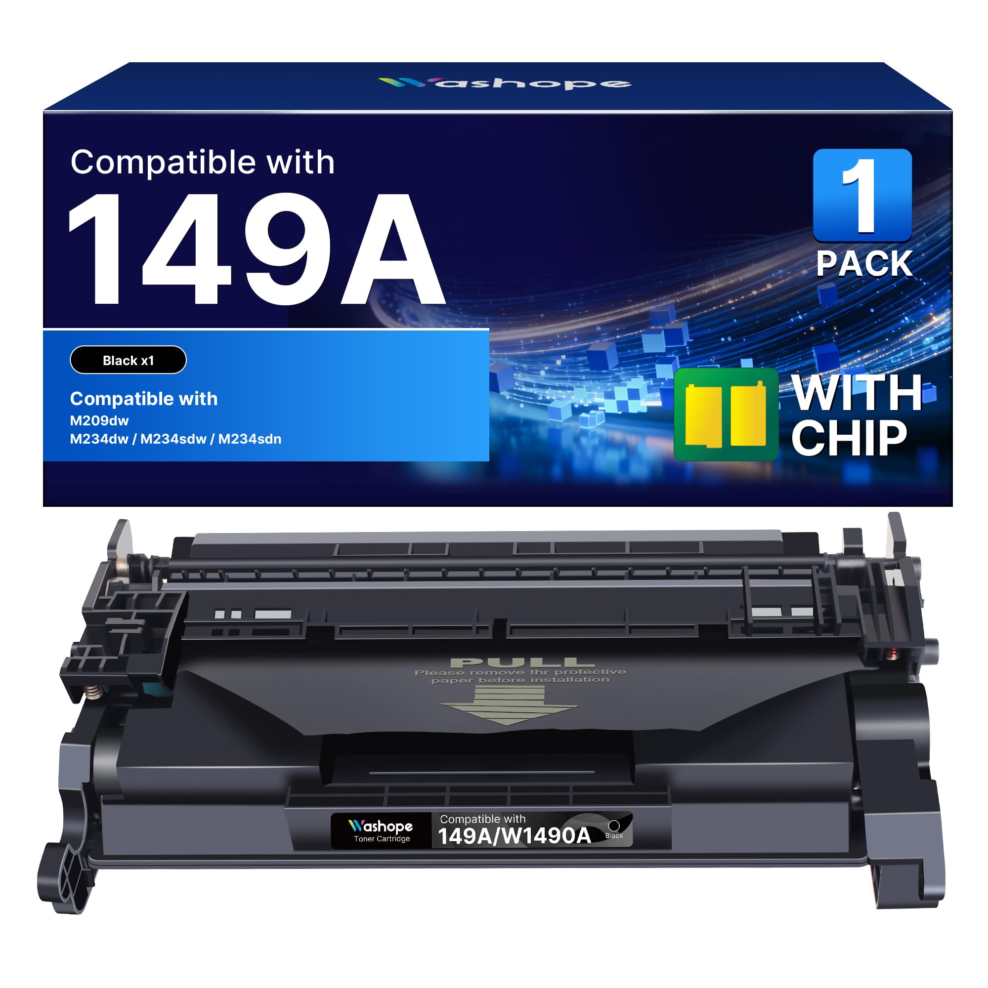 149A W1490A Toner Kompatibel für HP 149A W1490A 149X Mit Chip | Kompatibel für LaserJet MFP Pro 4002dn 4002dw 4002d 4102fdw 4102dw 4102fdn ( 1 Schwarz )