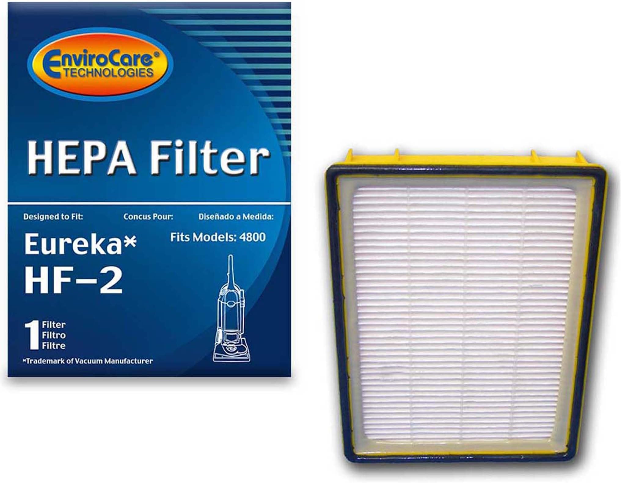 Replacement HEPA Vacuum Cleaner Filter Designed to fit Eureka HF-2 Upright Vacuum Cleaners