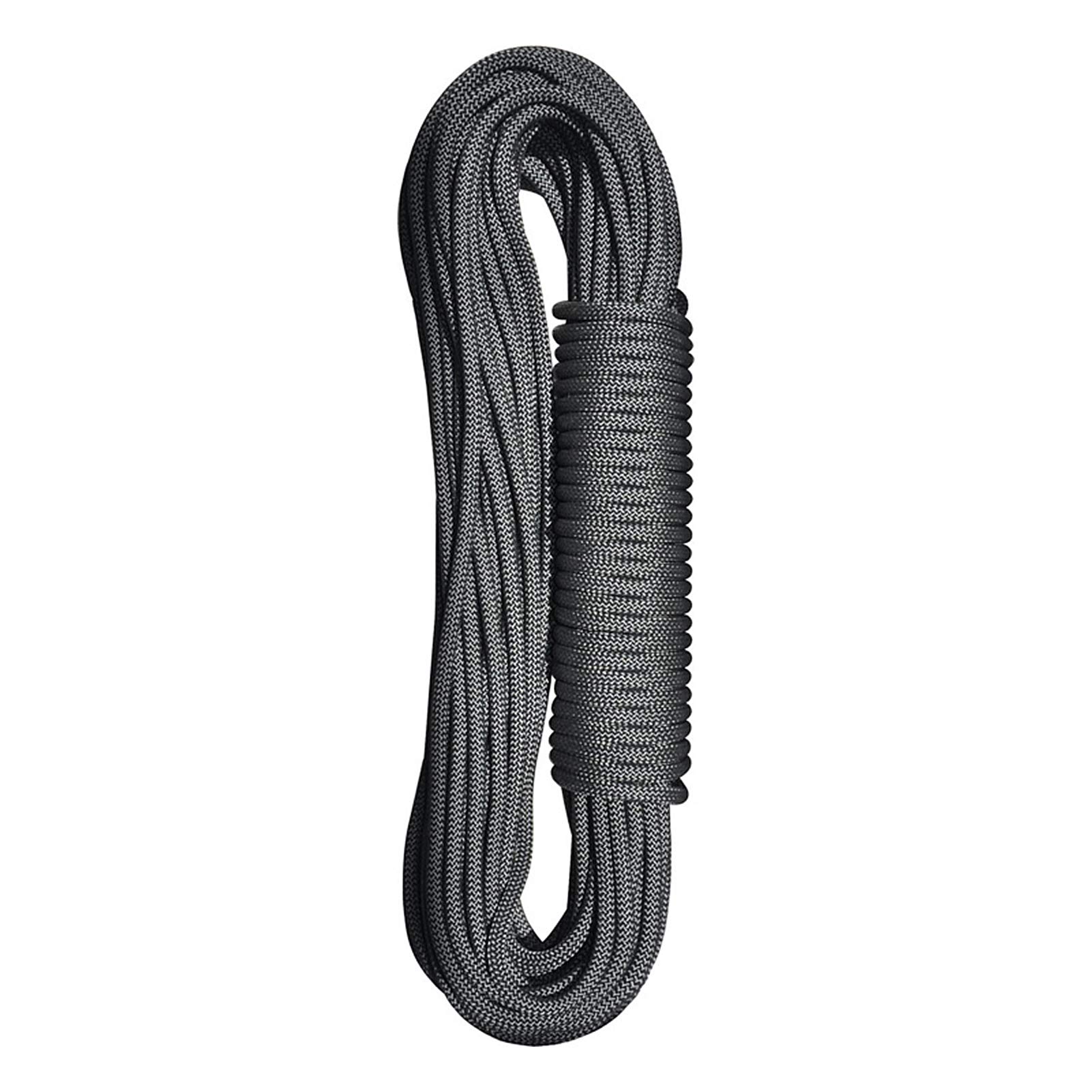 Cuerda de Nailon de Alta Resistencia, Cuerda estática Negra de 13 mm, 20 m-30 m, Anclaje for Habilidades aéreas de Descenso al Aire Libre, Carga de 3000 kg