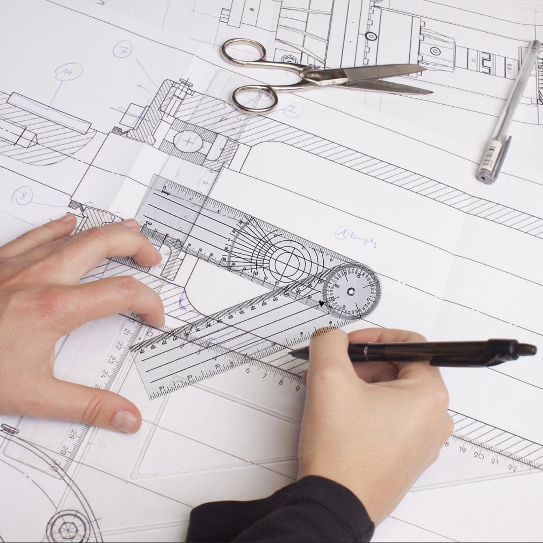 Goniometro Digitale 2 In 1 Per Fisioterapia - Strumento Medico Professionale Per Misurare Angoli Articolari