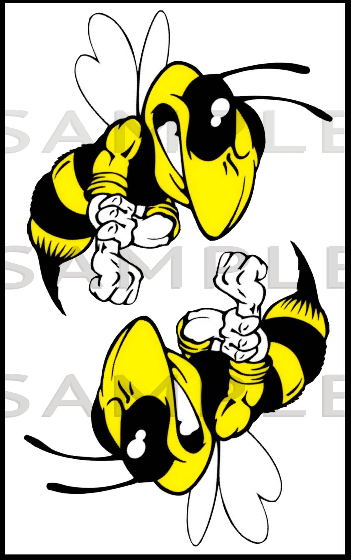 Angry Hornet Car Stickers Decals,