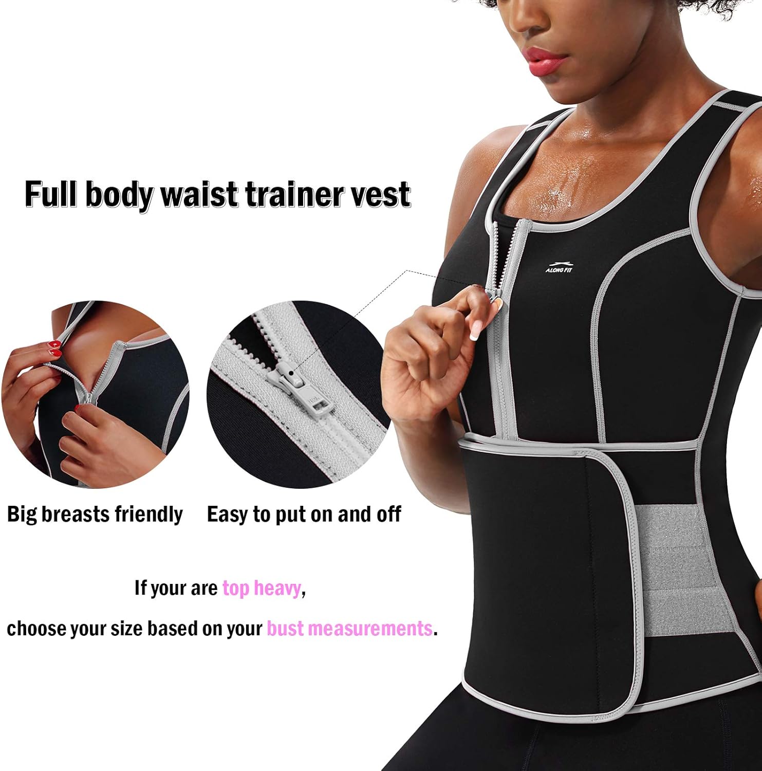 best plus size sweat vest