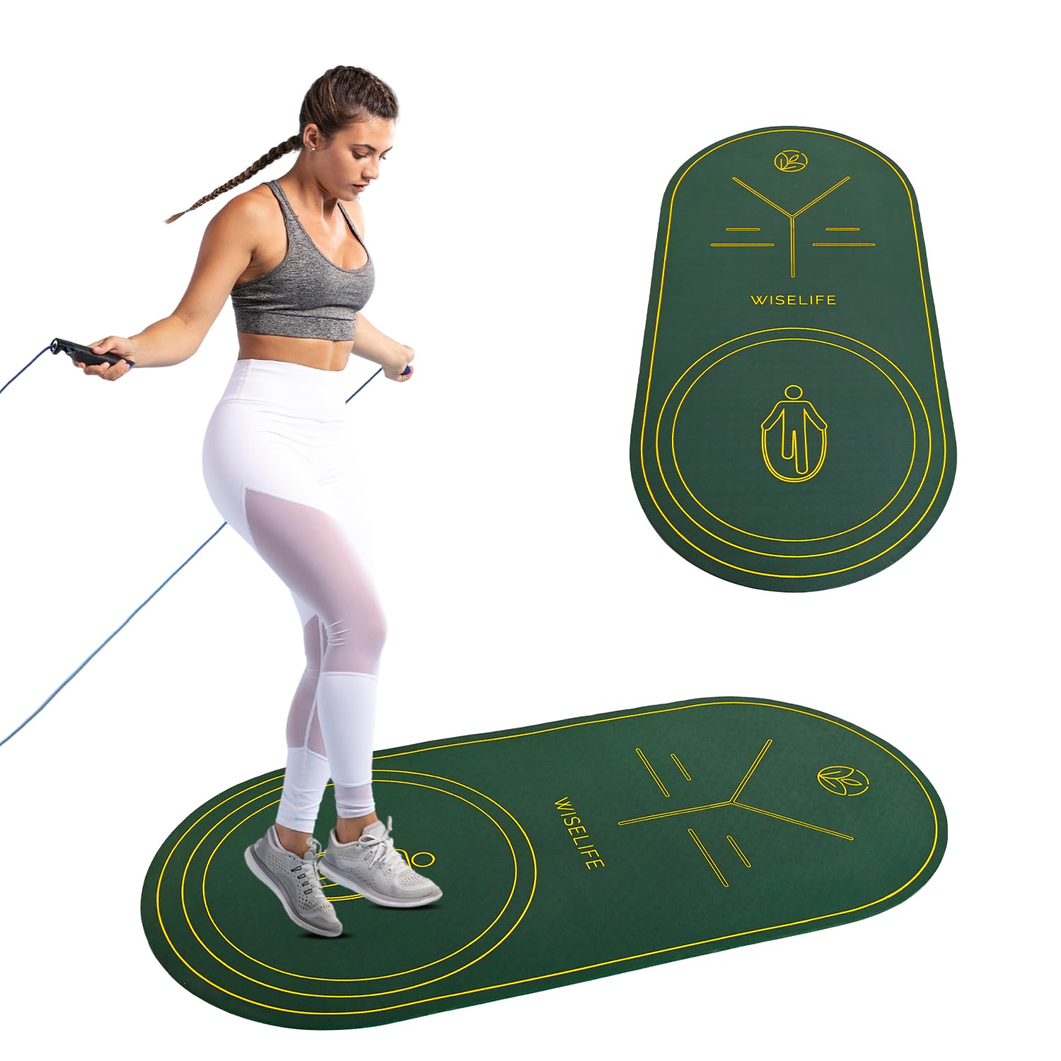 See full amazon price history chart for WiseLife Skipping Mat For Men, Women & Kids| Non Slip with Dual Grip Sports Skipping Rope Mat with Shock Absorbtion & Sound Insulation For Home, Excercise & Gym, Fitness & Outdoor Workouts - Green WiseLife Skipping Mat For Men, Women & Kids| Non Slip with Dual Grip Sports Skipping Rope Mat with Shock Absorbtion & Sound Insulation For Home, Excercise & Gym, Fitness & Outdoor Workouts - Green (B0D5V7TP14) Amazon Price History, Amazon Price Tracker