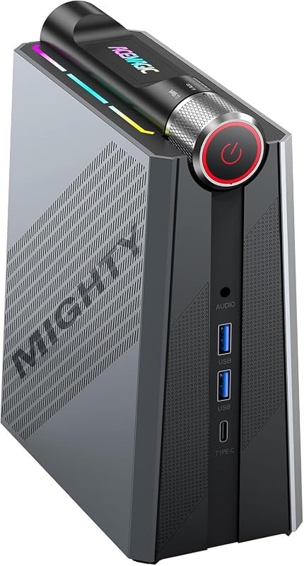 ACEMAGIC Mini Gaming PC Computadora para juegos 12th i9-12900H (hasta 5.0GHz, 14C/20T) 32GB RGB DDR4 512GB M.2 NVMe PCIe 4.0 SSD, Mini PC [3 modos ajustables/luces RGB] Mini computadora WiFi6, BT5.2