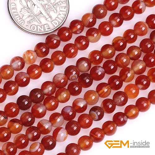 Miniatura 204 de GEM-Inside - Cuentas sueltas de piedra de lava negra natural de 0.315 in para hacer joyas, 15 pulgadas Cordierita de grado A