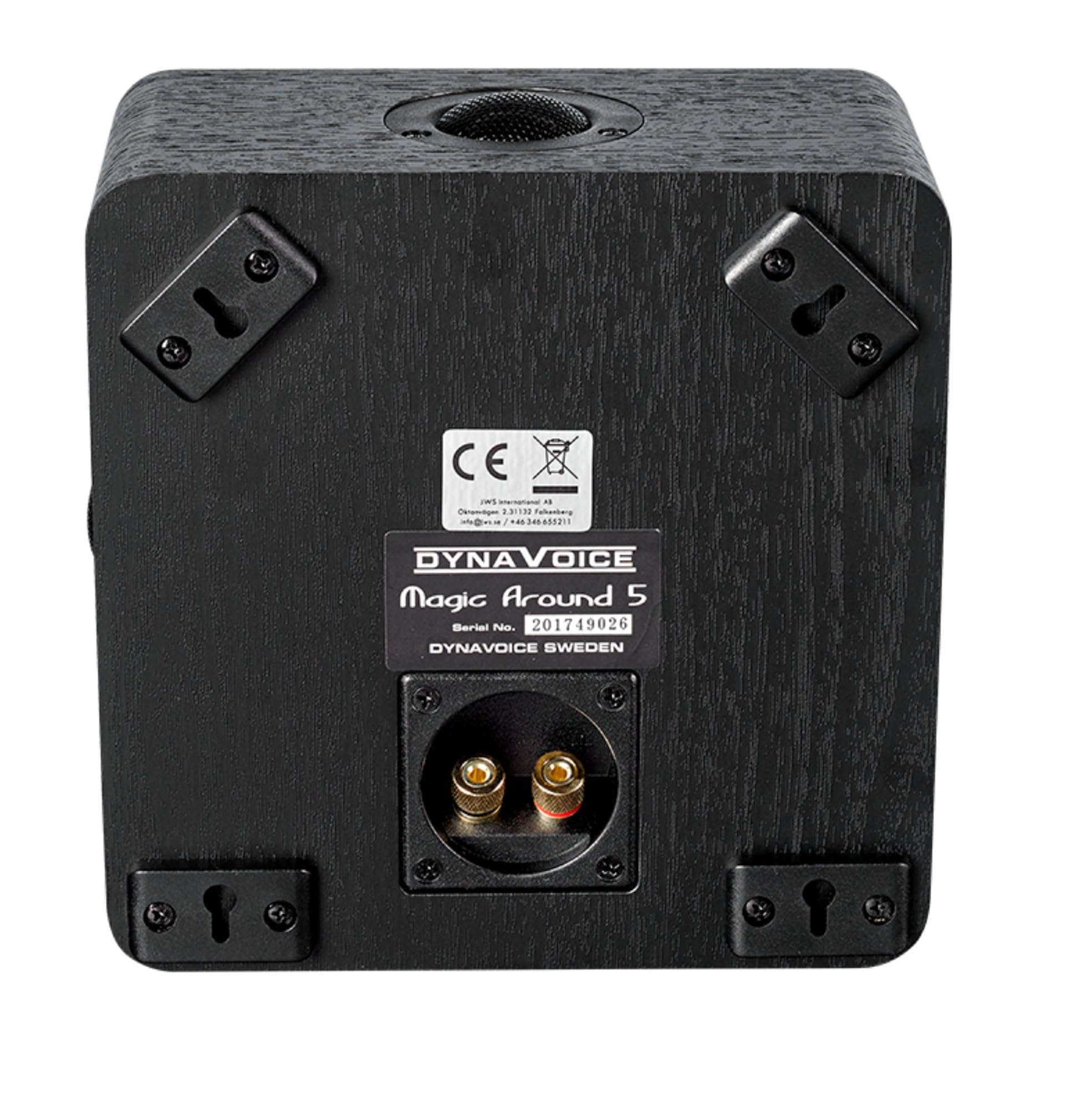 Magic Around-5 Noir – Paire d’Enceintes Surround Murales Home Cinema | Conception Quadripolaire 4 Tweeters + Woofer 5,25" | Enceintes Passives pour Systèmes 5.1 et 7.1