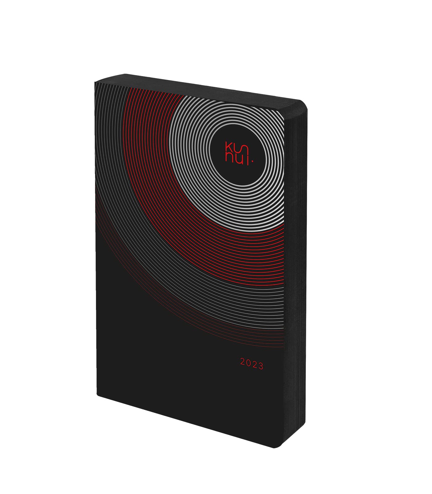 Kunnui, Agenda January 2023 December 2023, Bonded Leather, Daily Page, Format 15 x 21 (A5), Bilingual: Spanish, English