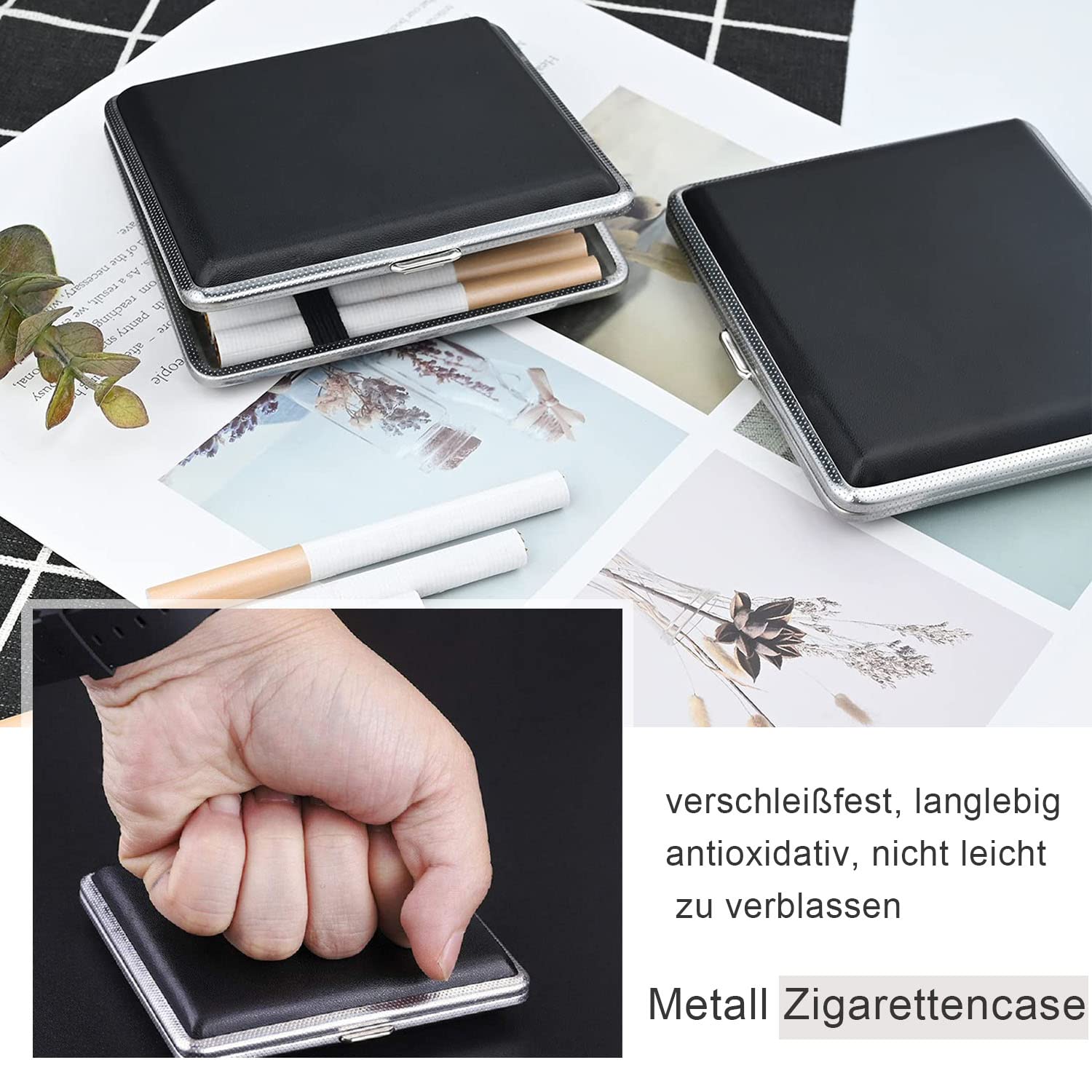 Zigarettenetui Leather Case 2 - Edles Etui Für 18 Zigaretten
