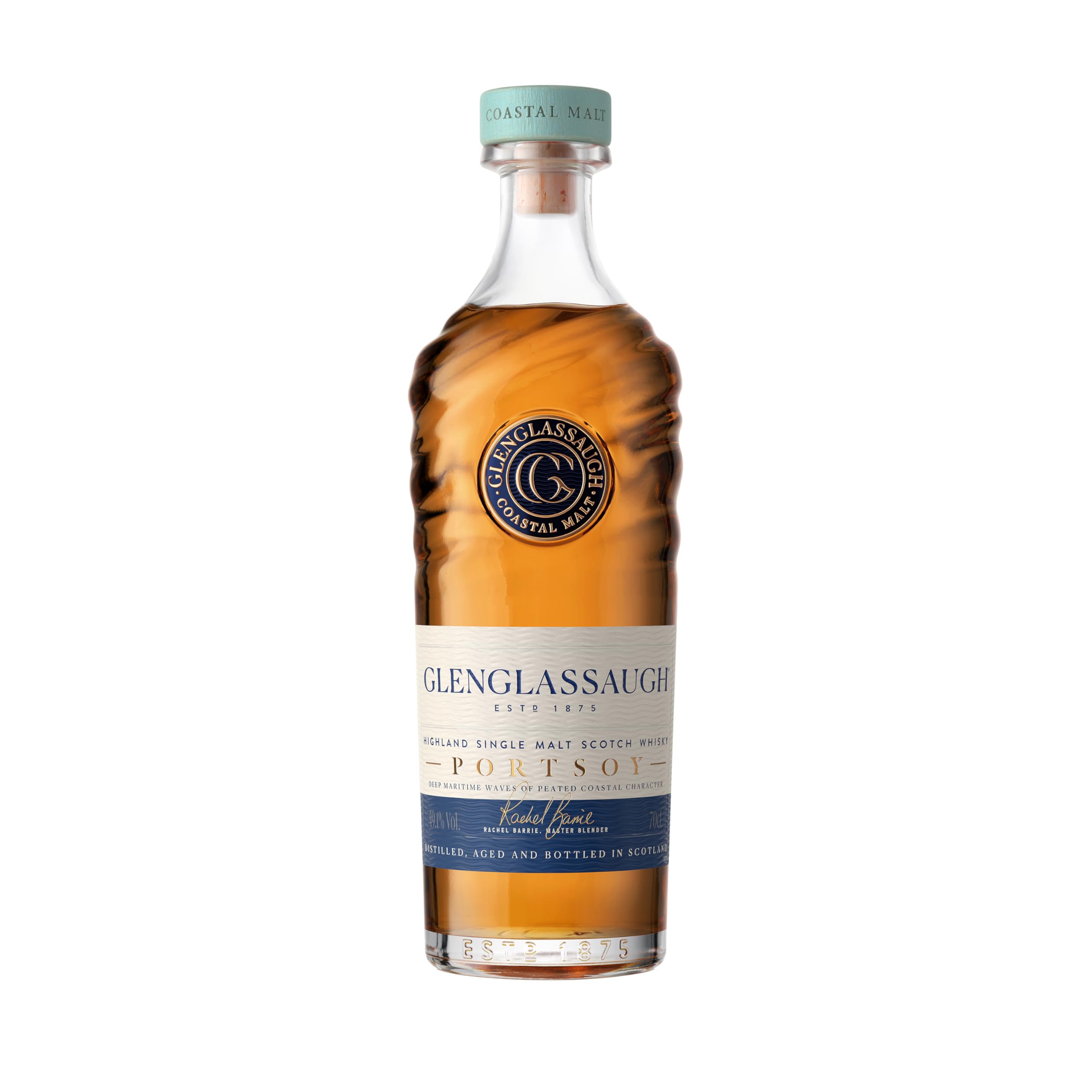 Glenglassaugh Portsoy Single Malt Scotch Whisky - 49.1% ABV - Rich Peaty Flavours - 700ml