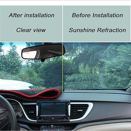 Miniatura 5 de Cubierta del tapete para salpicadero, consola central interior personalizada compatible con Nissan Rogue S SV SL SUV 2021 2022 accesorios de tablero