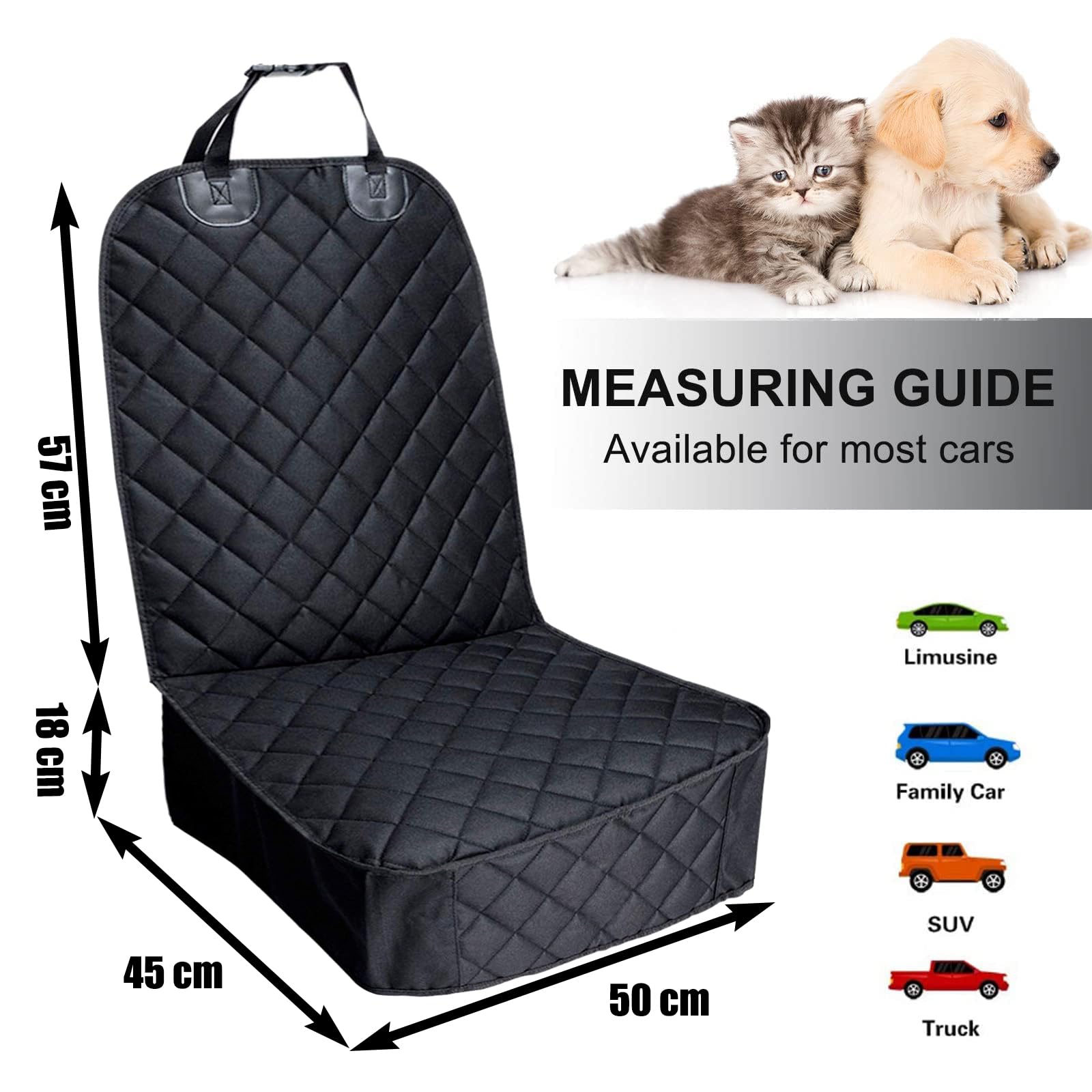 Telo Auto per Cani per Jeep Wrangler JL 4XE 2021 2022 2023 2024，Protezione Sedile Auto Cane Resistente all'Acqua, Telo Coprisedile Auto Cane Anteriore Antiscivolo