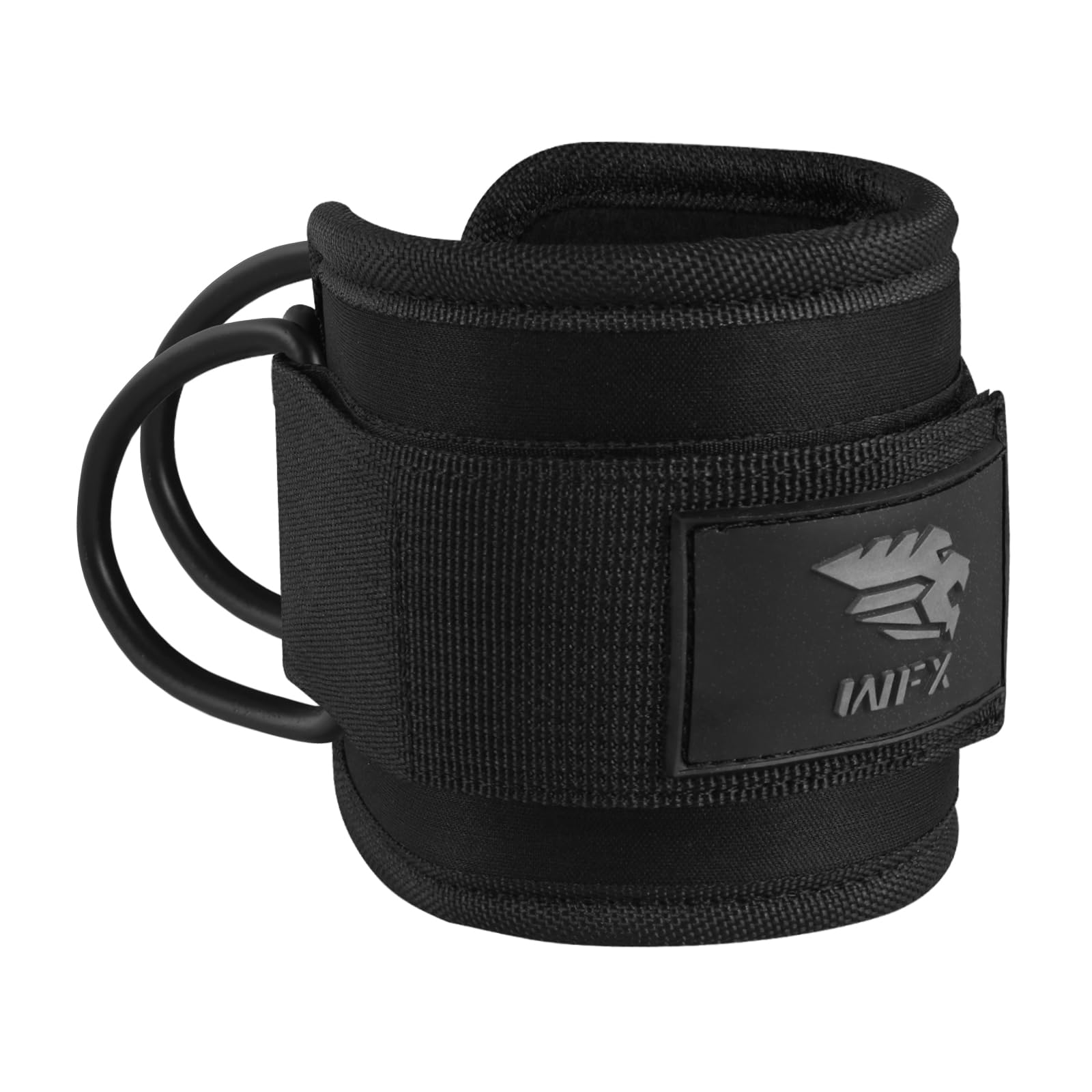 Ankle Straps for Cable Machines Gym Wrist Cuff Double Stainless Steel Weight Lifting D-Ring Booty Leg Resistance Bands Attachment Powerlift Women Men Home Fitness Workout Curl Kickback