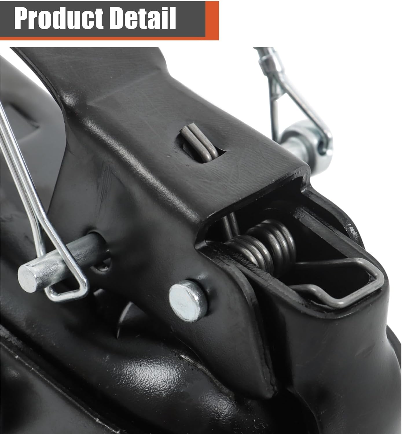 A-Frame Trailer Coupler Heavy Duty Coupler 2 Inches Hitch Ball Black 8000lbs Capacity