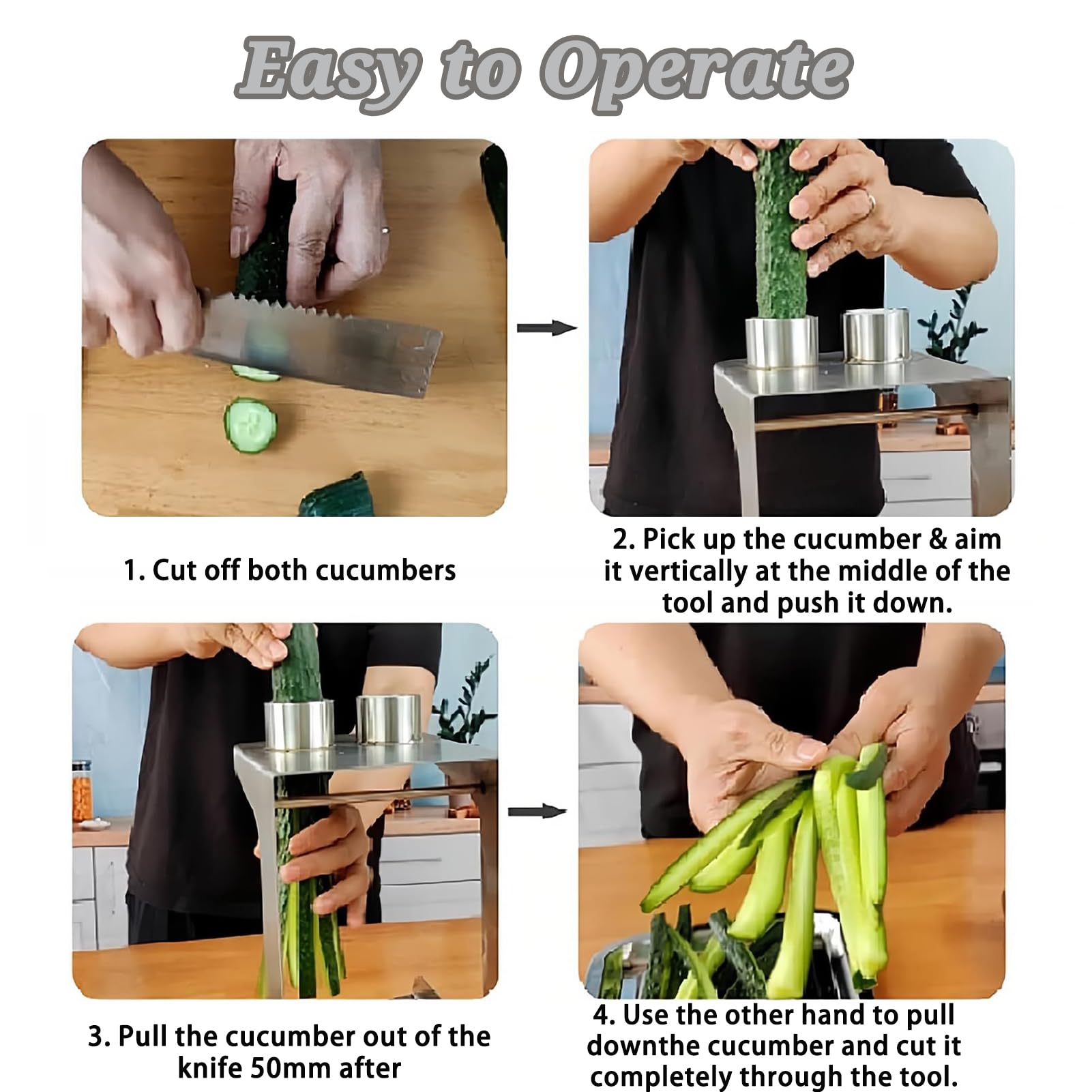 Cortador de zanahoria, cortador de verduras de acero inoxidable con diámetro de corte de 45 mm, 10 piezas/min, para cocinar sushi, ensalada, preparación de comidas