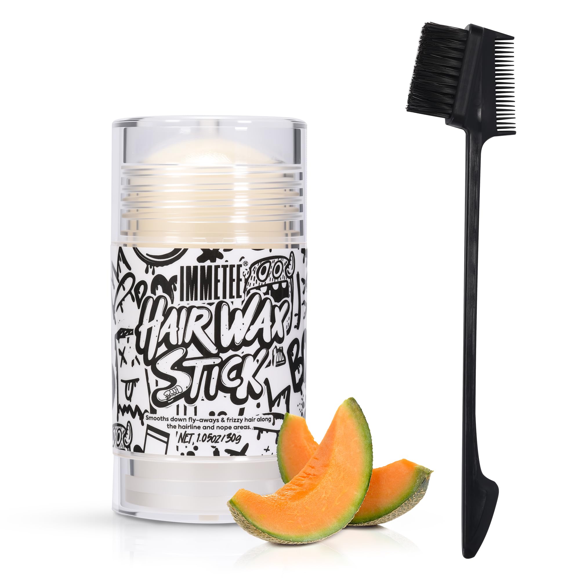 immetee Barra de Cera para el Cabello Mujer - Control Antifrizz y Mechas Sueltas - No Grasa, Sin Residuos, Fijador para Peinados, Pelucas y Control de Contorno, 1.05oz/30g (Arándanos) — view 12