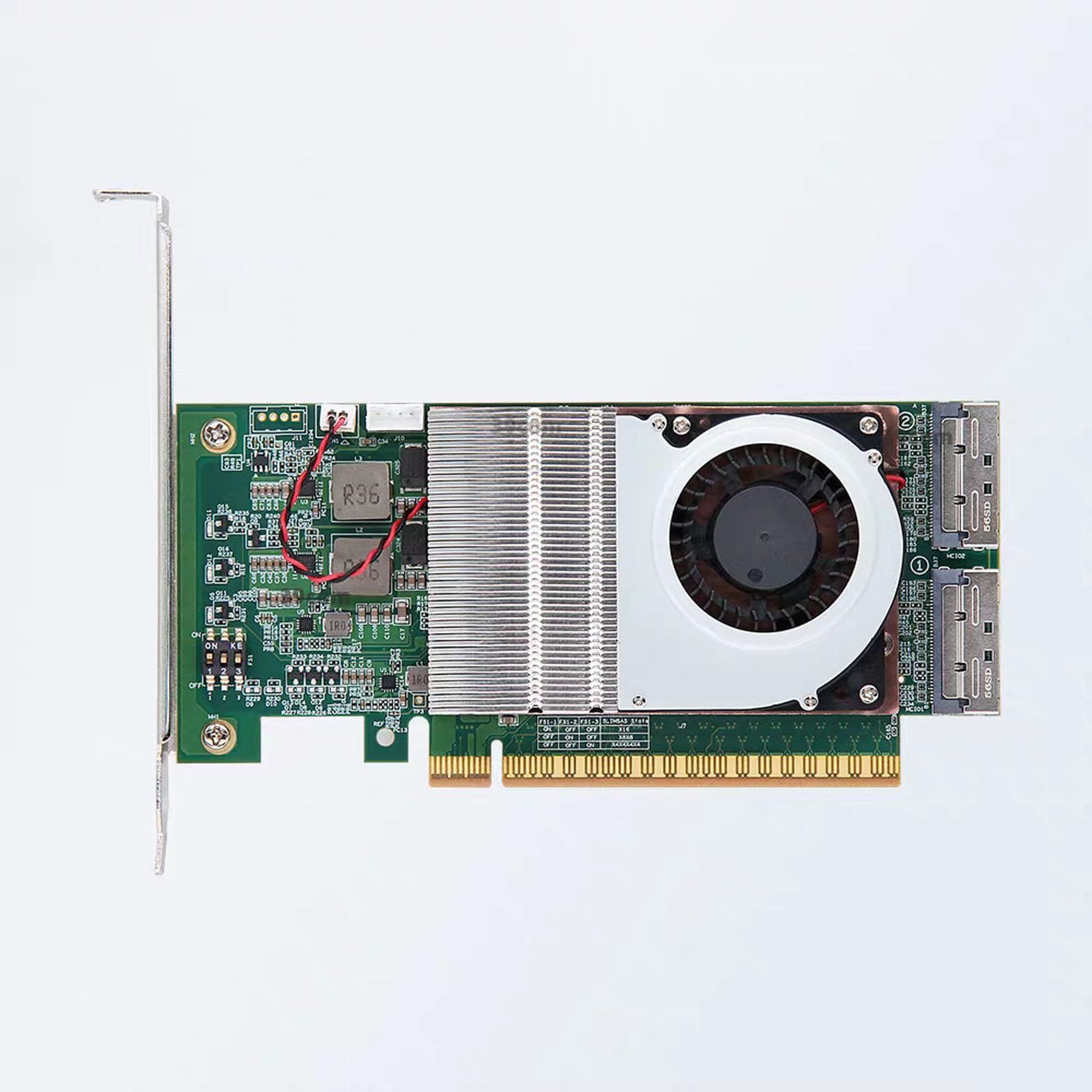 Scheda Retimer PCIe 5.0 X16/Scheda grafica PCIe5.0 Retimer 16X 8X Video GPU Hard Disk Espansione Esterna Velocità Veloce