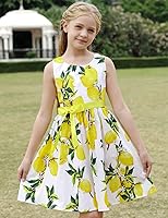 Vista 83 de Vestido de verano para niña, de algodón, con diseño floral