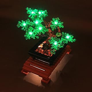 MIXIAOKIT LED Light Kit Compatible with Bonsai Tree Kit, Lighting Kit for Bonsai Tree Set 10281 Green (Not Included Model)