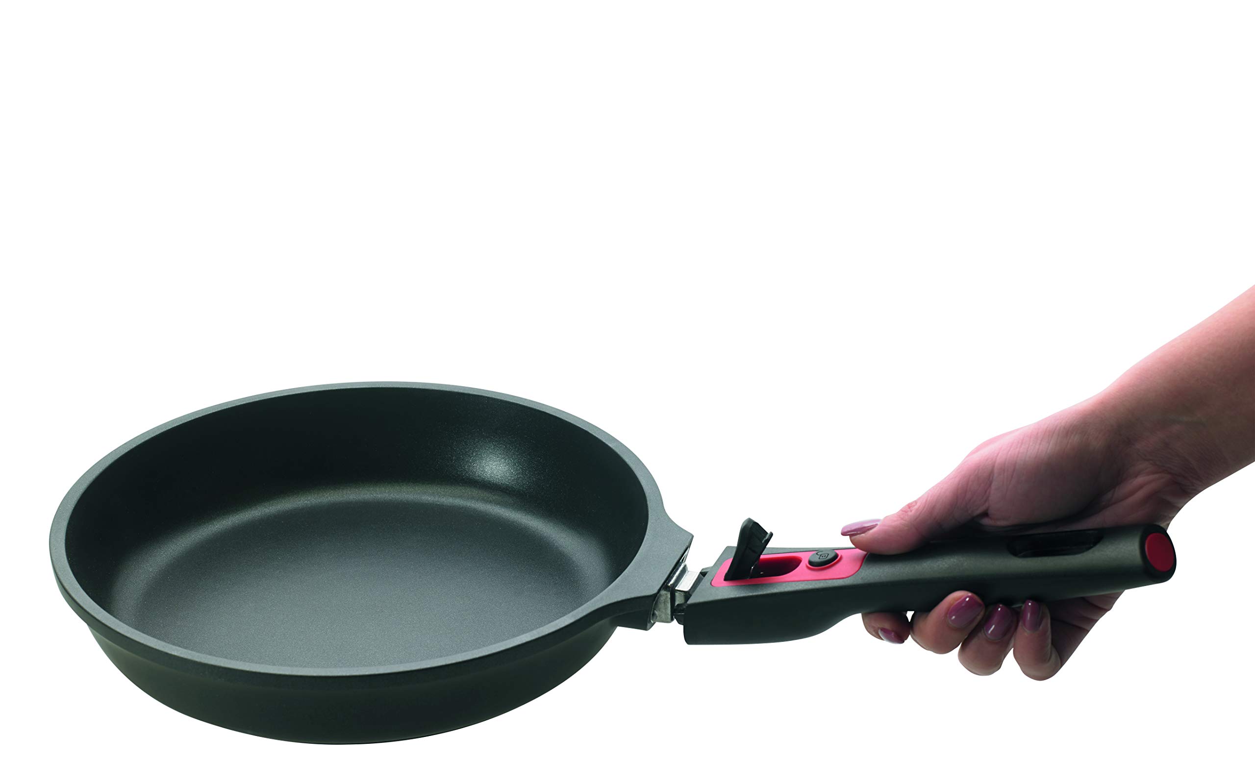 Bratpfanne Switch mit abnehmbarem Griff, 20cm, Schwarz