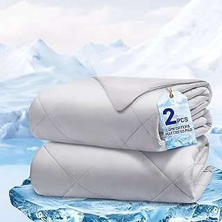 Cooling Comforter Queen Size, 2PCS Reversible Cooling Blanket for Hot Sleepers and Night Sweats,