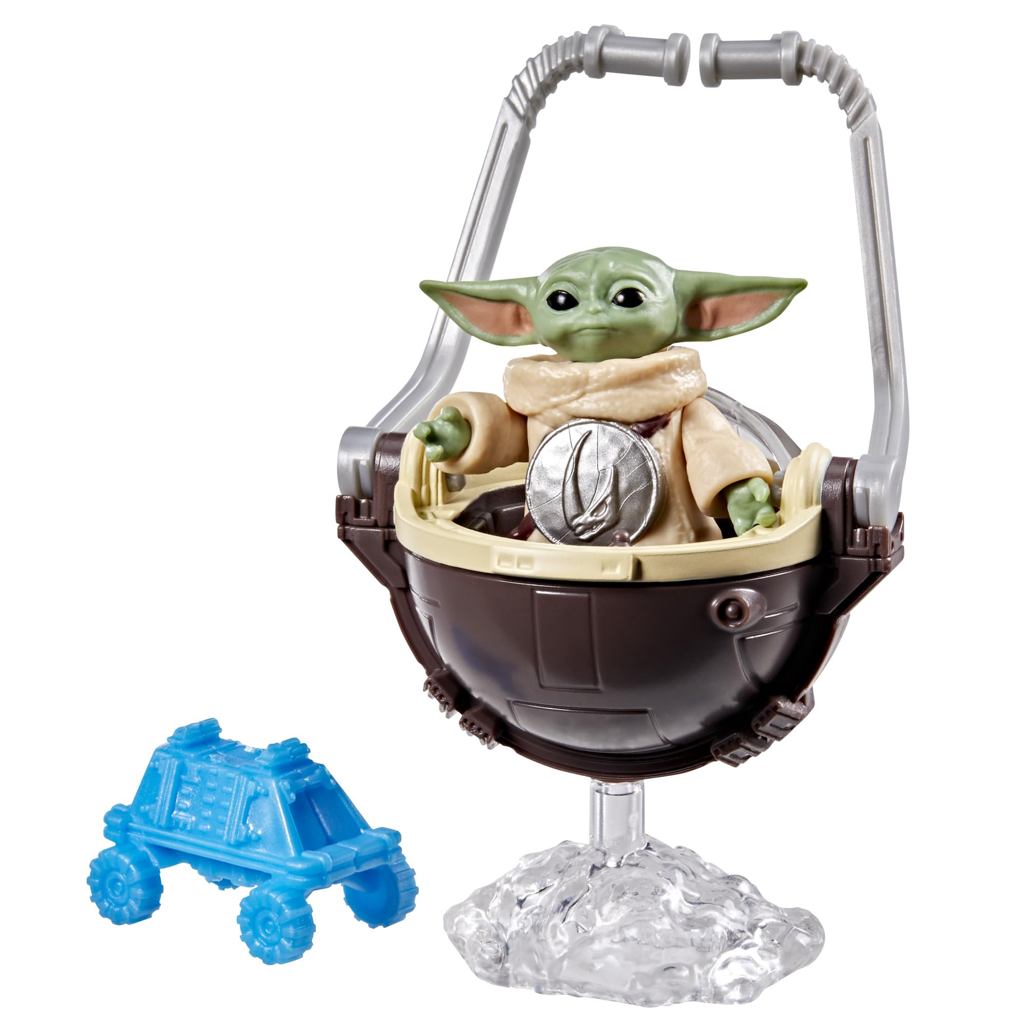 ハズブロ（Hasbro）STAR WARS スター・ウォーズ／マンダロリアン・アンド・グローグー アクションバース グローグー 3.3 cmサイズのうち11cmアクションフィギュア＆アクセサリー、再利用可能なアクセサリー収納ラック、4 歳以上のお子様向けおもちゃ（男女共用） G2866 正規品