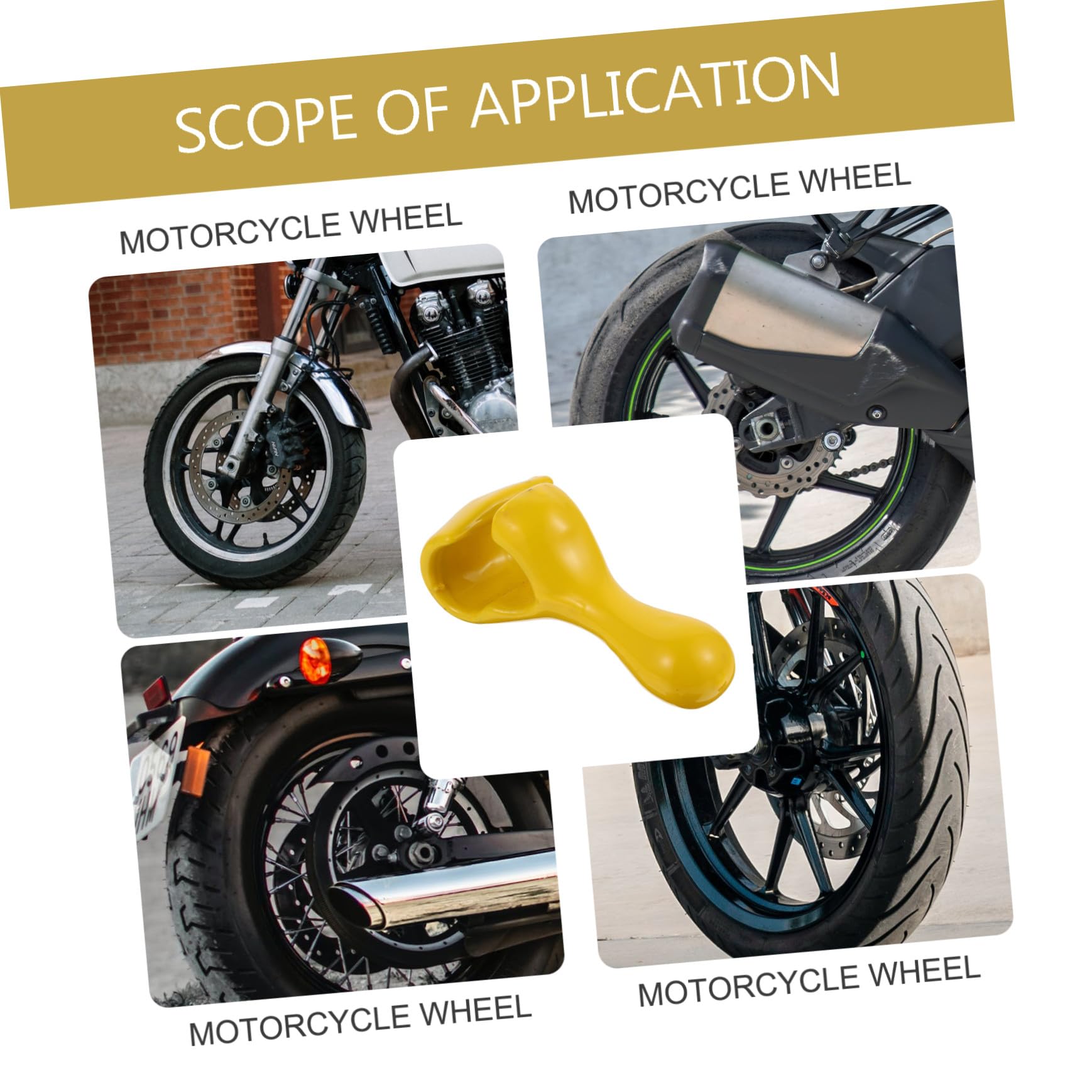 Ciieeo 1pezzi Strumento Di Montaggio Pneumatici Per Moto Fermo Per Tallone Accessorio Per Moto Realizzato Materiali Sicuri e Durevoli Facil Usare Riporre