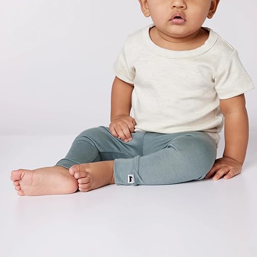 Vista 4 de Little and Lively - Leggings de algodón de bambú para bebés, niños pequeños, jóvenes..