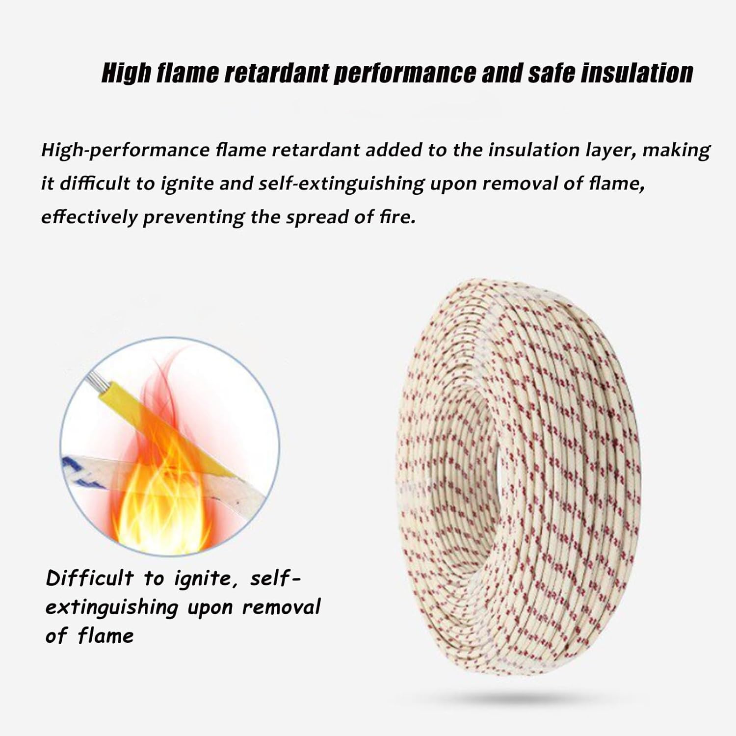 300ft Load Lighting Geomagnetic Coil Cable 0.75/1.5/4mm2,Tinned Copper Low Voltage Wire,High Mast Road Lighting Cable for Highway,Hoist & Industrial Applications(Green,4mm2)