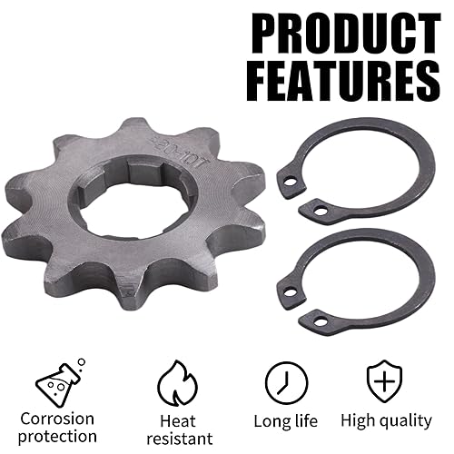 Miniatura 4 de Piñón delantero 420-10T para bicicleta Dirt Pit Bike Mini ATV 4 ruedas universal motocicleta