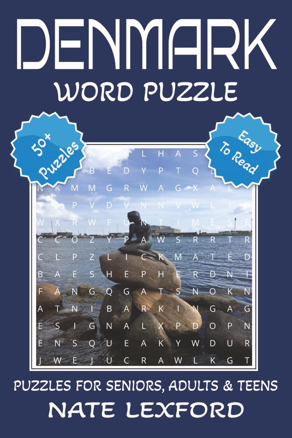Denmark Word Search Puzzle Book: Word Searches with Easy to Read Print about Denmark, Scandinavian, Danish History and more | 6x9 inches, 110 pages ..