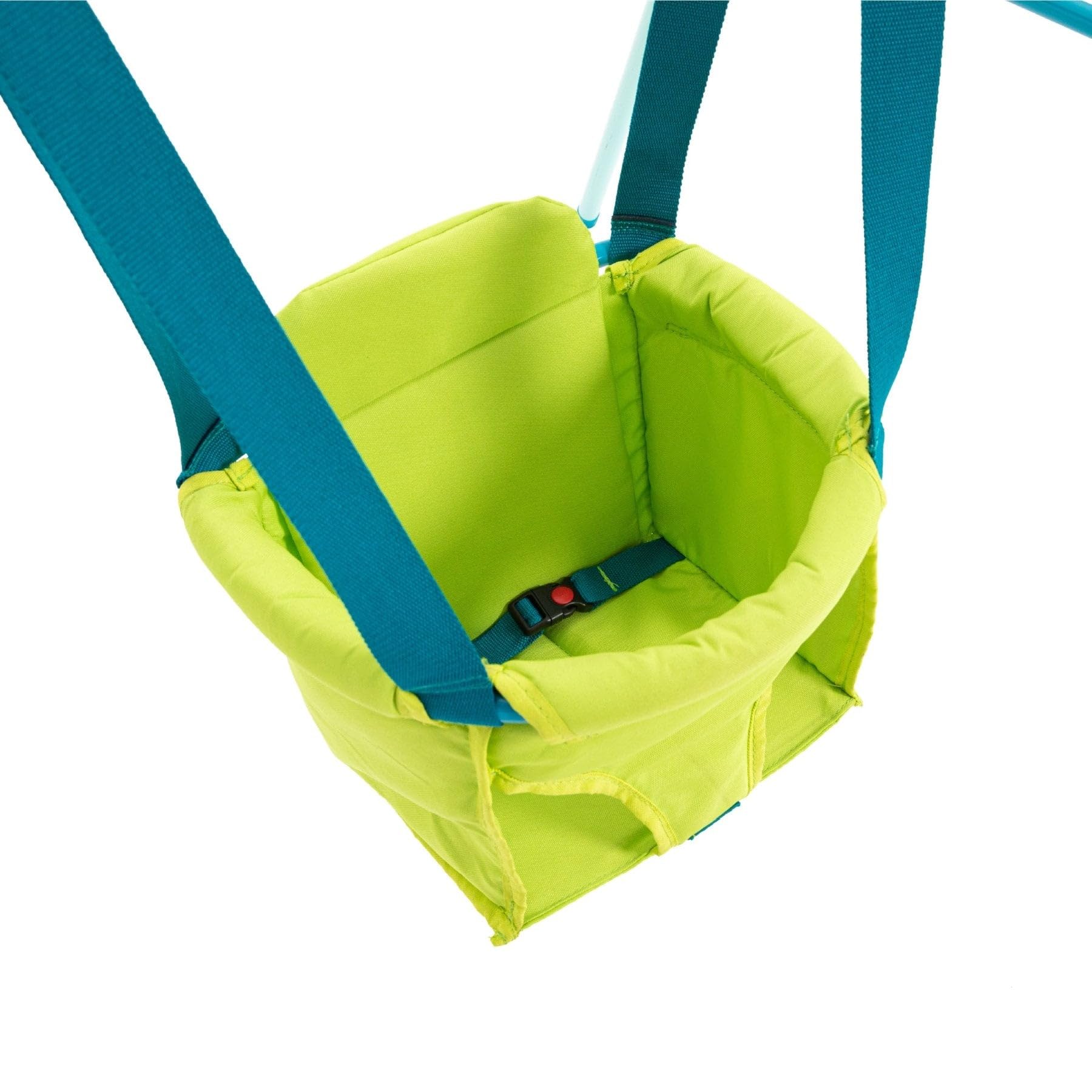Portique métal Fauteuil bébé Pliant h129 cm, Bleu