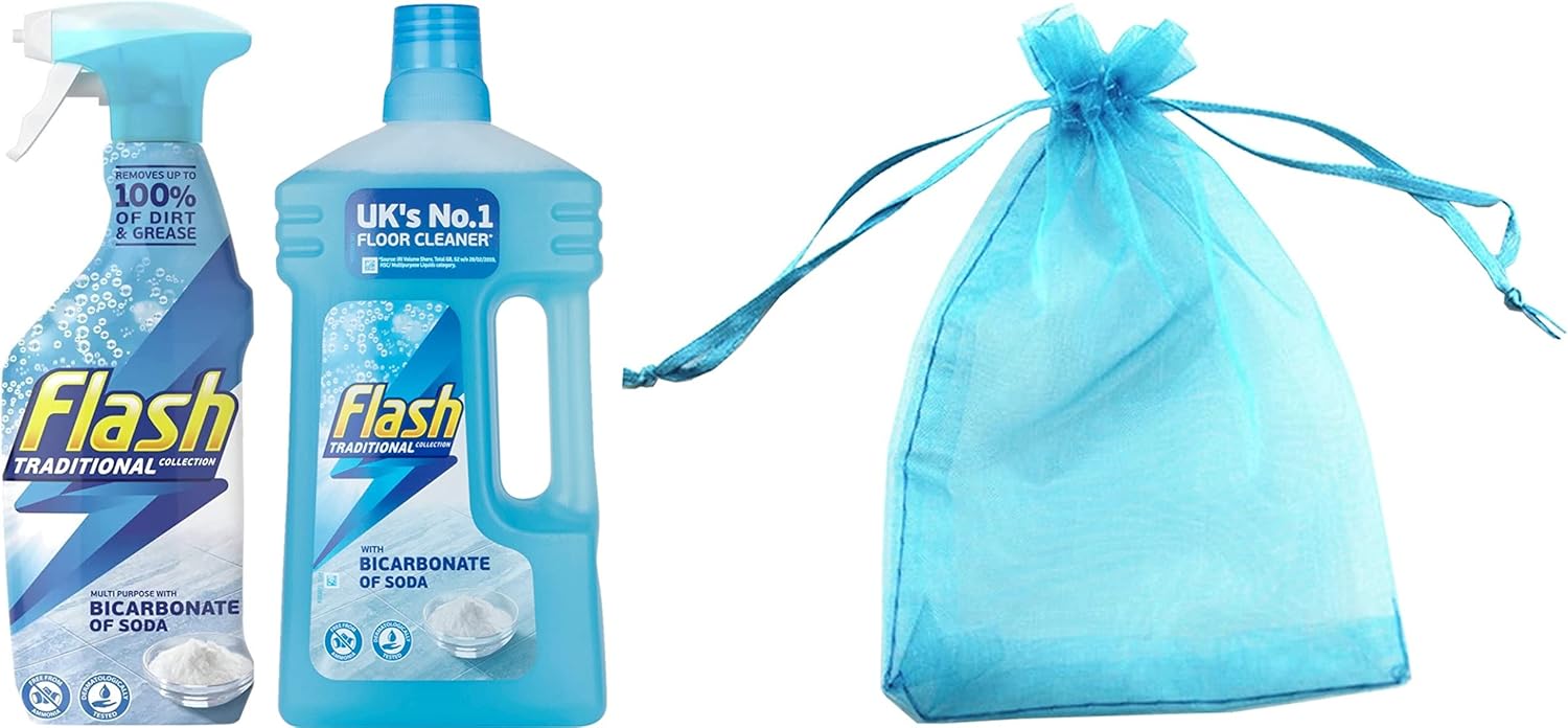 Flash Traditional Collection, with Bicarbonate of Soda Cleaning Bundle