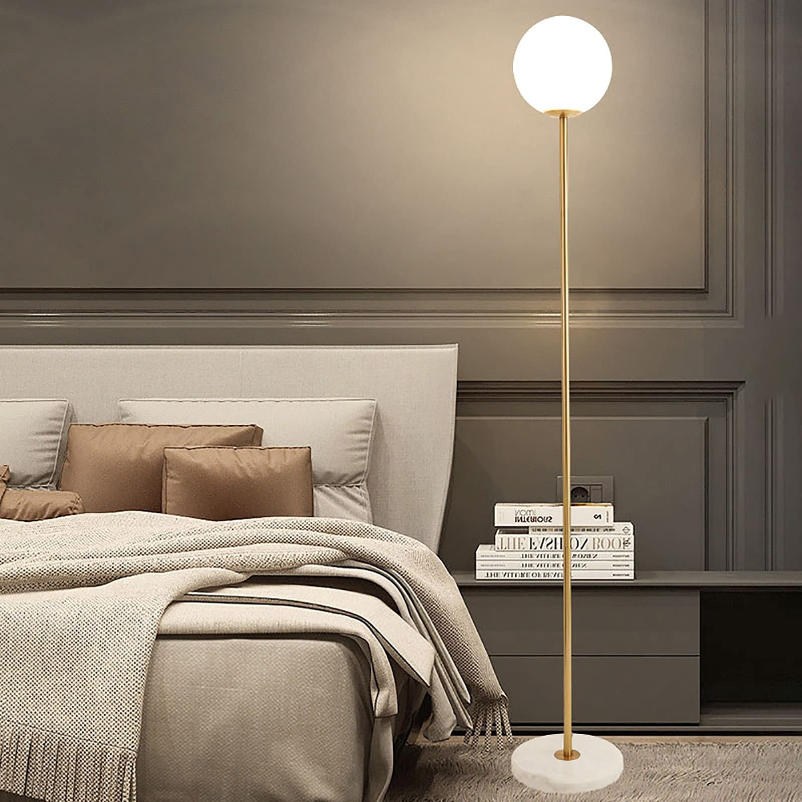 TTDGYYXW Lampada da ad Angolo Regolabile con Effetto Bianco Latte - Luce da Lettura Perfetta per l'arredamento della casa (Disponibile nei Colori A e B)