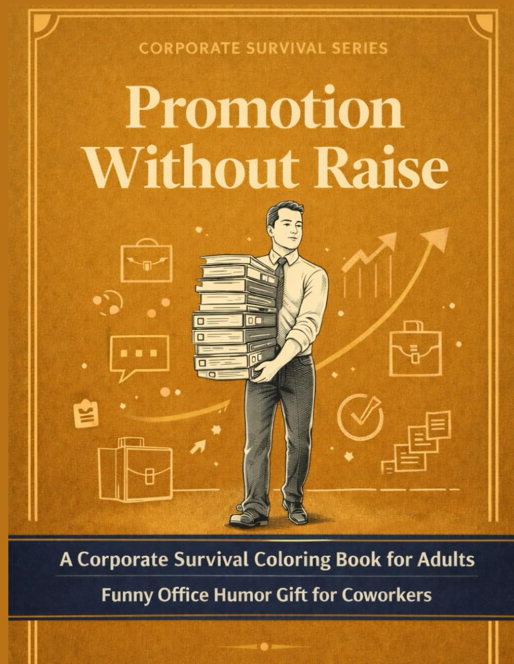 Promotion Without Raise: A Corporate Survival Coloring Book for Adults | Funny Office Humor Gift for Coworkers (The Corporate Survival Series)