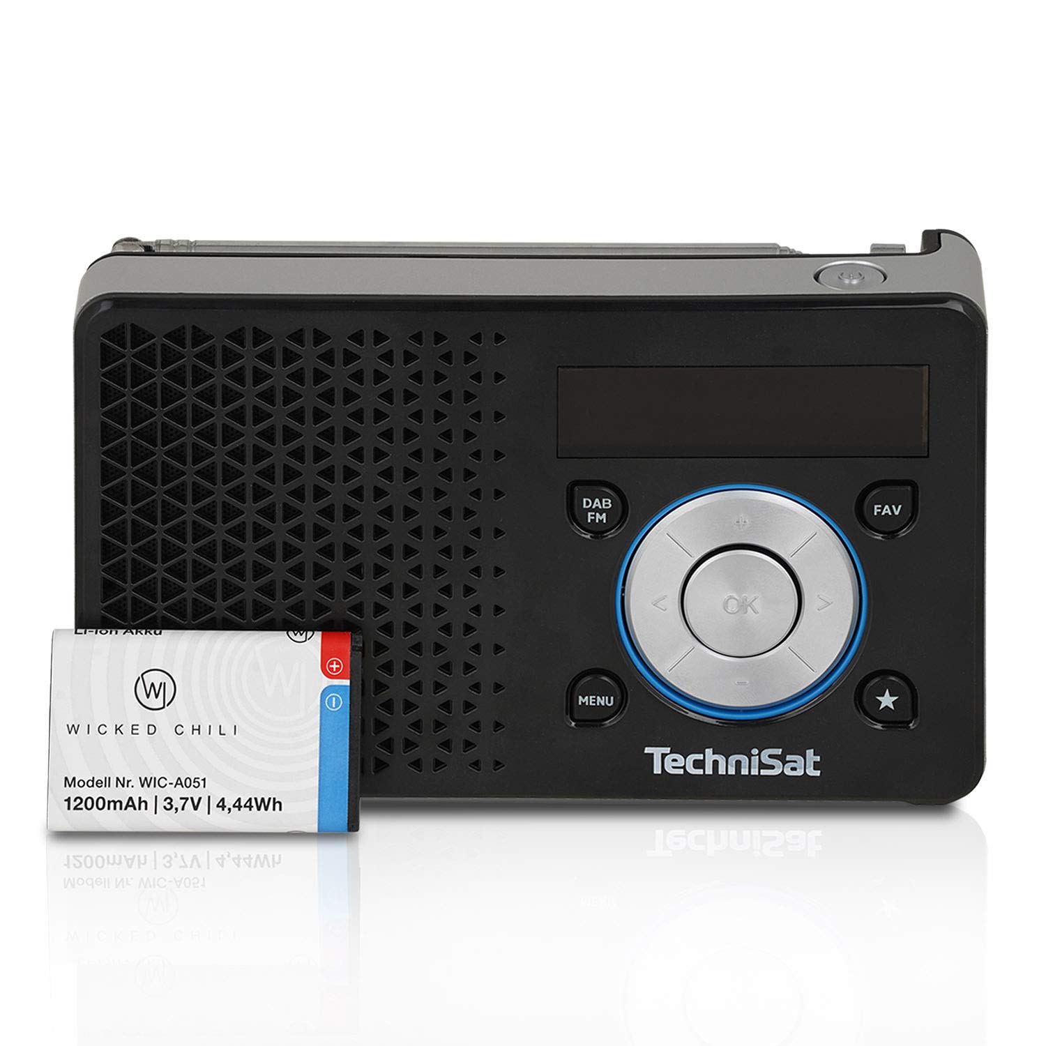 TechniSat DIGITRADIO Batteria Sostitutiva BL-5C 1200mAh Compatibile 2, 2S, 1, 1S, Viola 3, Transita 200, 100, RDR