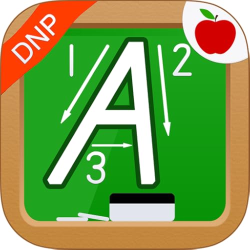 123s ABCs Kids Alphabet Tracing Game - Manuscript Print Letters DNP Style