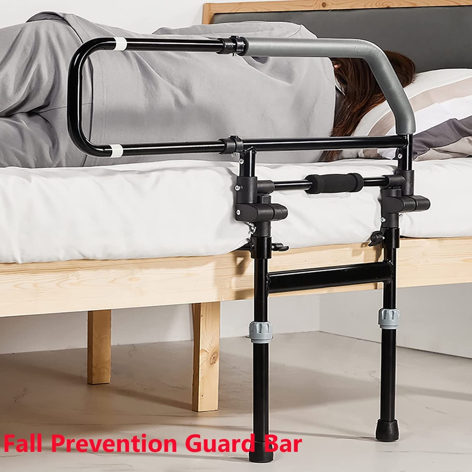 Sponda Letto Universale Ribaltabile Regolabile per Letti da degenza, Ideale per Anziani e Disabili,Barriera Letto
