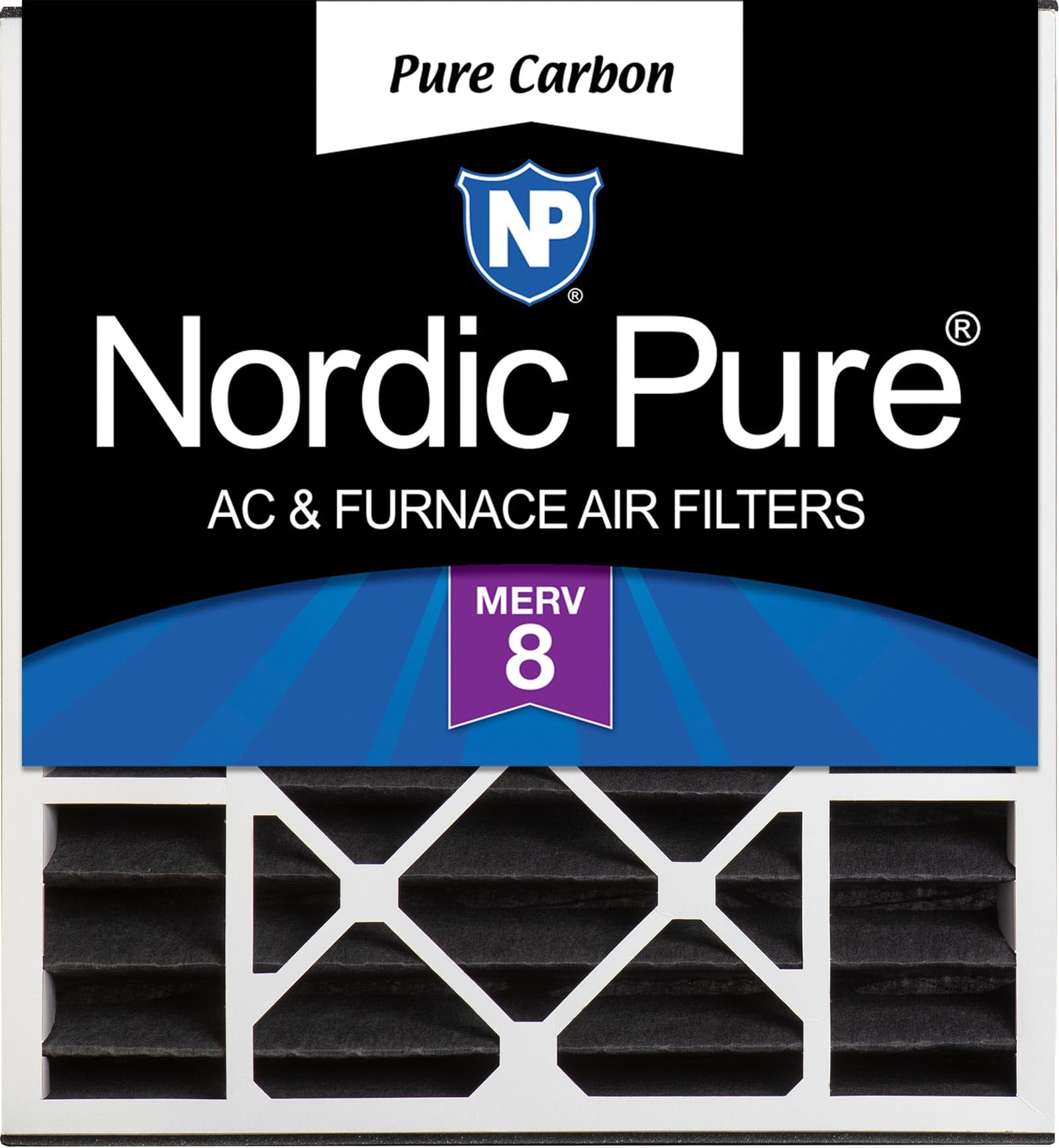 Filtri Aria Forno Nordic Pure 18x20x1 Pollici – MERV 10 Con Carboni Attivi – Confezione Da 6 – Antiodore – Made In USA