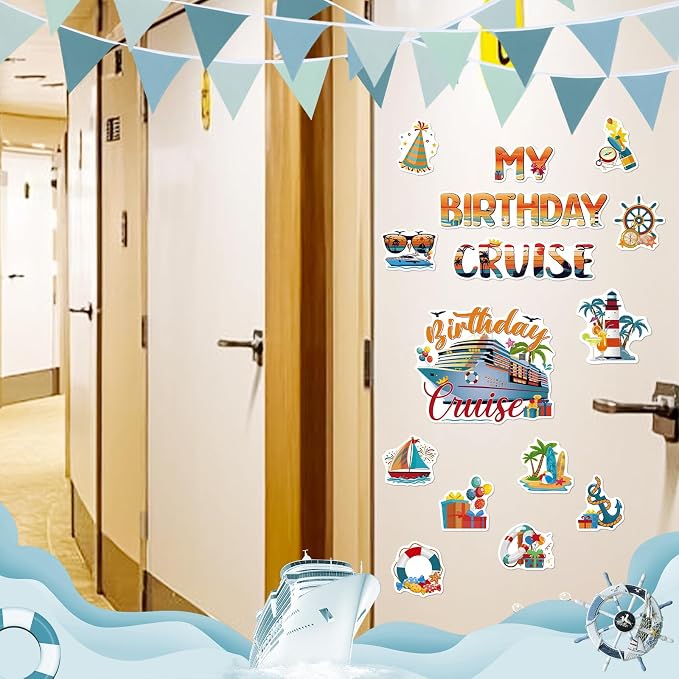 Imanes decorativos para puerta crucero 15 pcs miniatura 6