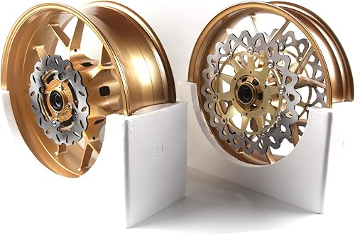 Miniatura 3 de Arashi Llantas de rueda trasera delantera y rotores de disco de freno para Honda CBR1000RR 2006-2016 Accesorios de repuesto de motocicleta CBR 1000