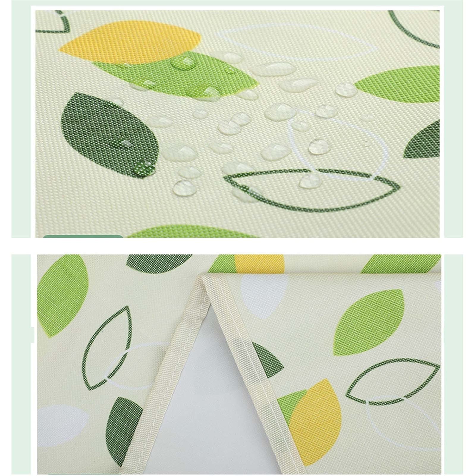 Couverture de Pique-Nique, Tapis de Plage Imperméable, Gand Tapis Pique Niques pour Extérieur Camping Parc (Color : Green Leaf, Size : 200x200cm)